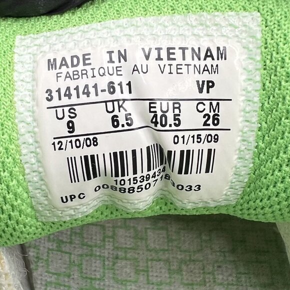 Nike Dunk Low Pro SB Womens 9 RARE Zebra White Burgundy Green Sneakers Skater - Picture 8 of 10